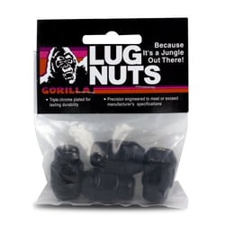 Gorilla Automotive 91147BCB Acorn Bulge Black Chrome Lug Nuts 14mm x 1.50 Thread — image 3