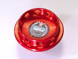 Picture of HKS 24003-AN001 Billet Aluminum Oil Filler Cap Red Anodized