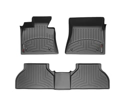 Picture of WeatherTech 44815-1-2 FloorLiner Custom Fit Floor Mats 1st & 2nd Row Black