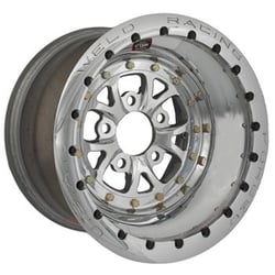 Picture of Weld Racing Wheels 84B616B278UB 16x16 V-Series Black Double Beadlock Drag Wheel