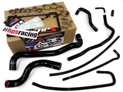 Picture of HPS Performance Products 57-1316-BLK High Temp 3-Ply Reinforced Silicone Radiator Heater Coolant Hose Kit