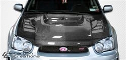 Picture of Carbon Creations 103127 2004-2005 Subaru Impreza WRX STI Carbon Creations C-1 Hood - 1 Piece