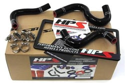 Picture of HPS Performance Products 57-1223-BLK High Temp Reinforced Silicone Heater Hose Kit