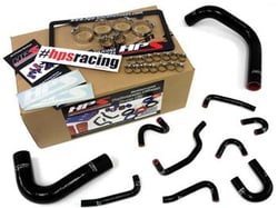 Picture of HPS Performance Products 57-1323R-BLK 3-Ply Reinforced Silicone Radiator Coolant Hose Kit