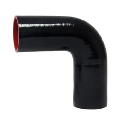 Picture of HPS Performance Products HTSEC90-400-BLUE 4" ID 90 Degree Silicone Elbow Coupler Blue