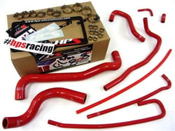 Picture of HPS Performance Products 57-1316-RED High Temp 3-Ply Silicone Radiator Heater Coolant Hose Kit