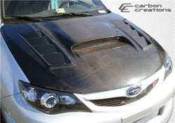 Picture of Carbon Creations 104657 2008-2011 Subaru Impreza 2008-2014 WRX STI Carbon Creations Dritech GT Concept Hood - 1 Piece
