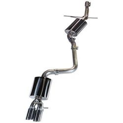 Picture of AWE Tuning 3010-42042 Touring Edition Axle-Back Exhaust Quad Outlet Chrome Silver Tips