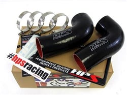 Picture of HPS Performance Products 57-1291-BLK Silicone Air Intake Hose