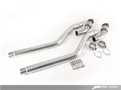 Picture of AWE Tuning 3220-11010 Non-Resonated Downpipes Audi 3.0T