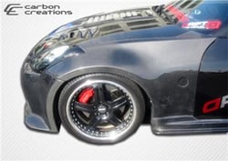 Picture of Carbon Creations 102858 2003-2008 Nissan 350Z Z33 Carbon Creations OEM Look Fenders - 2 Piece