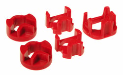 Picture of Prothane 4-1901 Motor Mount Insert Kit Firm Red 3-Mount Set
