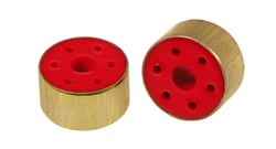 Picture of Prothane 3-48097 BMW Front Radius Rod Bushing Kit Red Polyurethane