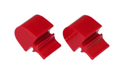 Picture of Prothane 19-1325 Pull-Through Style Bump Stop Kit Red Round Top Pair