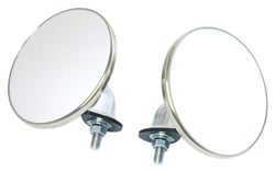 Picture of URO MH3C Lucas Style Convex Glass Door Mirror Pair Chrome