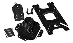 Picture of TeraFlex 4838150 Alpha HD Hinged Spare Tire Carrier with Adjustable Mount Kit for Jeep Wrangler JK