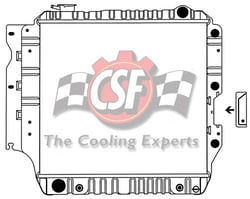 Picture of CSF 2578 Heavy-Duty Aluminum Radiator for Jeep Wrangler