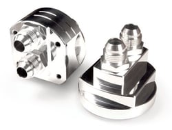 Picture of Blox Racing Bxga-00115-Po Polished Remote Oil Filter Relocation Kit