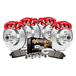 Picture of Power Stop KC2015-36 Z36 Truck & Tow Complete Brake Kit with Powder Coated Calipers