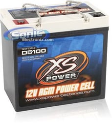 Picture of XS Power Batteries D5100 Group 51 AGM Battery 12V 3100A 66Ah