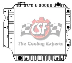Picture of CSF 2576 Heavy-Duty 2-Row All-Metal Radiator with Transmission Cooler
