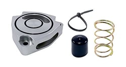Picture of Torque Solution TS-SP2-KFS Blow Off Valve Sound Plate Silver Kia Forte KOUP Turbo