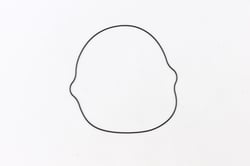 Picture of Cometic C7496 Clutch Cover Gasket - Formed Rubber Outer Cover Seal