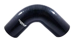 Picture of Torque Solution TS-CPLR-90D25BK 90 Degree Silicone Coupler 2.5 Inch Black