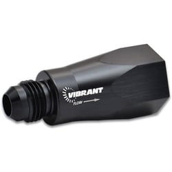 Picture of Vibrant 11118 Ball Style Inline One Way Check Valve -8AN Male to -8 ORB Female