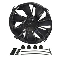 Picture of Derale Performance 16924 12" High Output Electric Cooling Fan 2000 CFM Pusher Puller