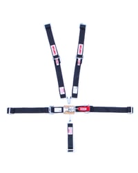 Picture of Simpson Racing Equipment 29025BK Quarter Midget 5-Point Latch & Link Racing Harness - Black