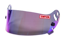 Picture of Simpson Racing Equipment 84303 Devil Ray Iridium Helmet Shield