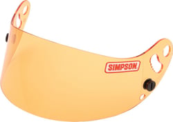 Picture of Simpson Racing Equipment 84304A Devil Ray Amber Shield