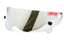 Picture of Simpson Racing Equipment 89406A Super Bandit Anti-Fog Silver Mirror Shield