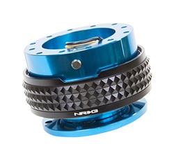 Picture of NRG Innovations SRK-210BL/BK Quick Release Steering Wheel Hub Kit Blue/Black