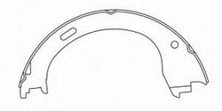 Picture of StopTech 111.09610 Centric Premium Brake Shoes