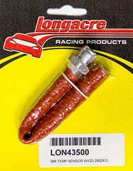 Picture of Longacre Racing Products 52-43500 Temperature Sensor 280Â°F SMI with Quick Disconnect Lead & Fitting
