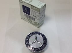 Picture of Genuine Mercedes 212-817-03-16 Hood Star Badge Emblem