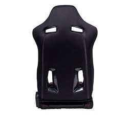 Picture of NRG Innovations RSC-800L/R The Arrow Reclinable Racing Seats Black Cloth with Red Stitching Pair