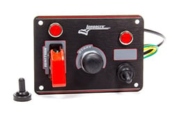 Picture of Longacre Racing Products 52-44866 Ignition Panel with Accessory Switch and Pilot Light