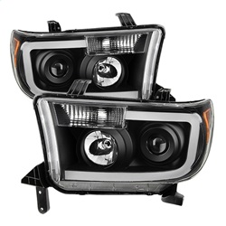 Picture of Spyder 9027888 Led Light Bar Projector Headlights - Black