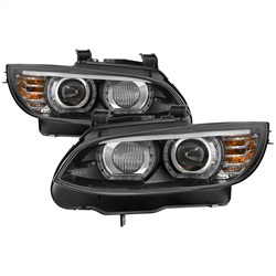 Picture of Spyder 5085184 Projector Headlights with LED DRL Black Housing D1S Low Beam H3 High Beam