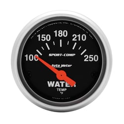 Picture of AutoMeter 3337 Sport-Comp Water Temperature Gauge 2-1/16" 100-250°F Electric