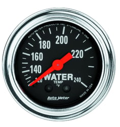 Picture of AutoMeter 2433 Mechanical Water Temperature Gauge 2-1/16" 120-240°F Chrome