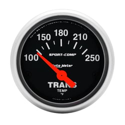 Picture of AutoMeter 3357 Sport-Comp 2-1/16" Transmission Temperature Gauge 100-250°F Electric