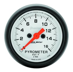 Picture of AutoMeter 5744 Phantom 2-1/16" Digital Stepper Motor Pyrometer EGT Gauge 0-1600°F