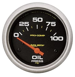 Picture of AutoMeter 5427 Pro-Comp Electric Oil Pressure Gauge 2-5/8" 0-100 PSI