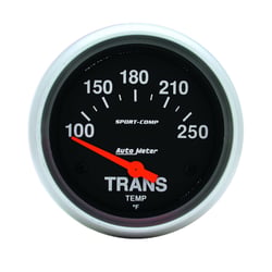 Picture of AutoMeter 3552 Sport-Comp 2 5/8" Transmission Temp Gauge 100-250°F Electric