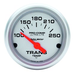 Picture of AutoMeter 4357 Ultra-Lite Transmission Temp Gauge 2 1/16" 100-250Â°F Electric