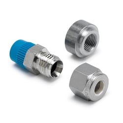 Picture of AutoMeter 5254 Thermocouple Compression Fitting 1/4" to 1/8" NPTF with Weld Boss
